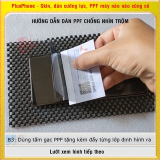 Dán dẻo PPF chống nhìn trộm cho Sharp Aquos Zero 2