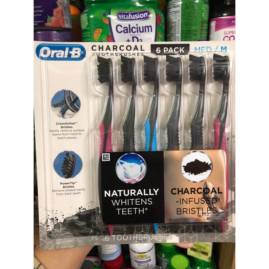 Bàn chải đánh răng Oral-B Charcoal