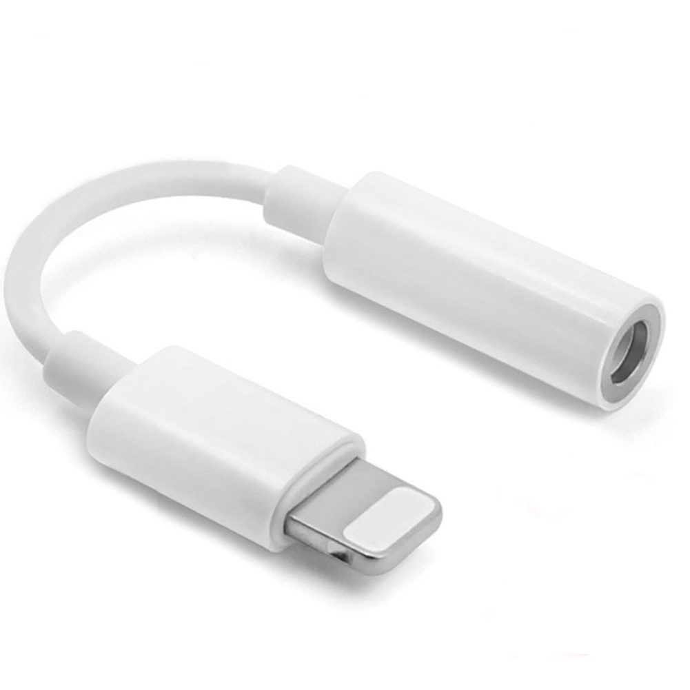 100% cho iPhone Lightning sang 3.5mm Jack tai nghe Cáp âm thanh Đầu nối Bộ điều hợp Jack tai nghe