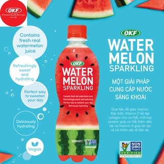 Nước dưa hấu có ga sparkling OKF Hàn Quốc 500ml