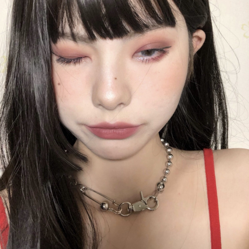 Vòng Cổ Chuỗi Hạt Tròn Thời Trang Phong Cách Hip Hop 19810