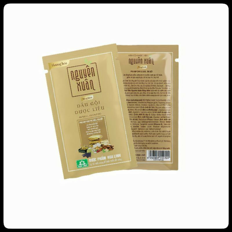 Dây 10 gói dầu gội Dược liệu nguyên xuân 5,5ml