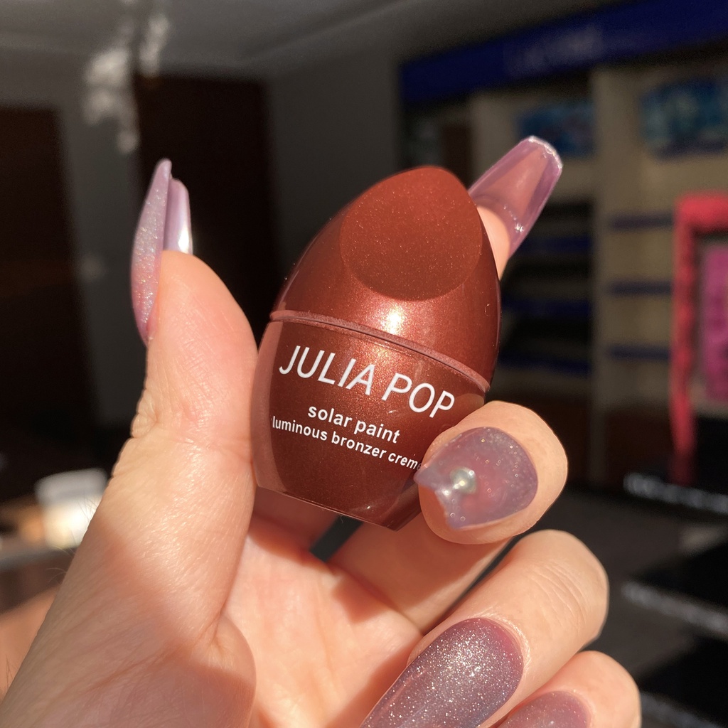 Juliapop Kem Dưỡng Ẩm Sửa Chữa Dạng Lỏng Ánh Ngọc Trai / Nâu Ấm Có Thể Điều Chỉnh Ba Chiều