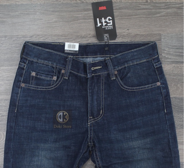 Quần Jean Nam Cao Cấp  Màu Xanh Cửu Long DK-01 Dáng đứng, ôm nhẹ, chất vải co giãn - DOKI | BigBuy360 - bigbuy360.vn