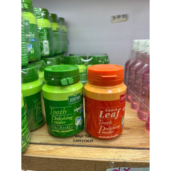 Bột đánh răng thảo mộc Supaporn Herbs 90g Thái Lan Chính Hãng