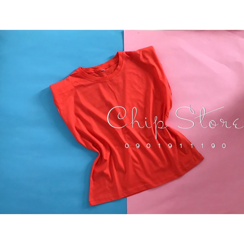 ÁO THUN ĐỘN VAI  ZARA XUẤT DƯ BASIC - ORDER