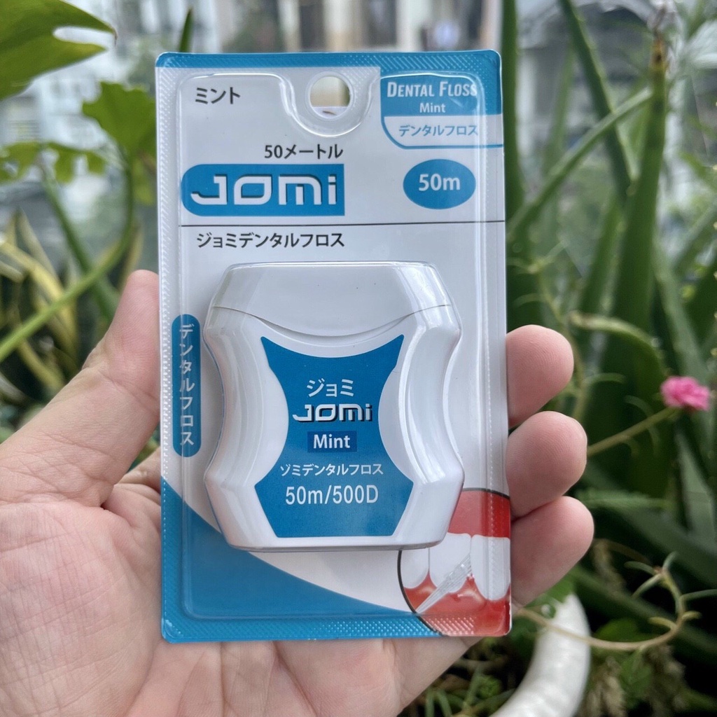 Chỉ nha khoa Nhật Bản Jomi Dental Floss hương bạc hà 50M