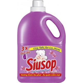 Nước Xả Vải Siusop Can 3,8L Hương Hoa Lan (Tím)