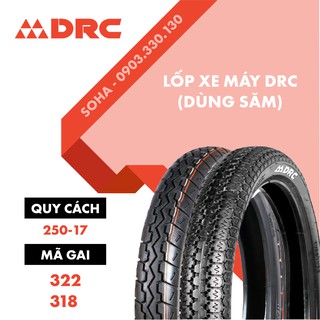 Vỏ/lốp xe các loại 250-17/322 & 250-17/318 drc