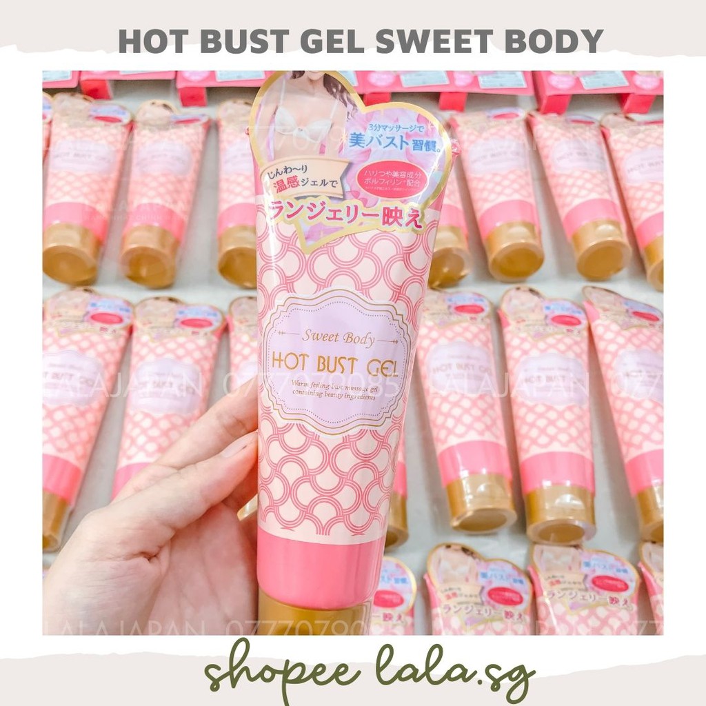 Gel nóng massage vùng ngực Sweet Body Nhật Bản