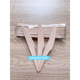 DAO GỖ 16cm DÙNG 01 LẦN (dao cắt bánh nhỏ)