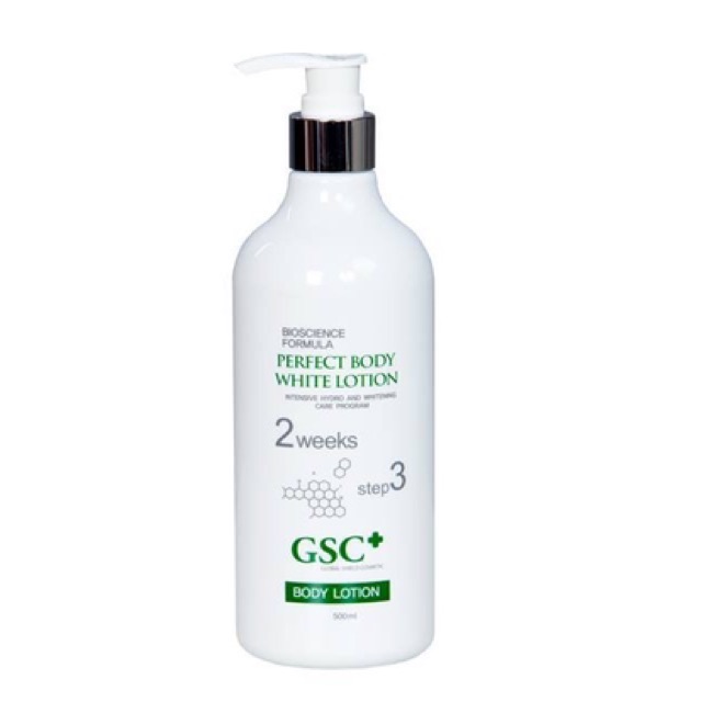 Kem dưỡng trắng toàn thân body GSC Hàn Quốc 500ml Sản phẩm chính hãng Hàn Quốc, được nhập khẩu bởi công ty Vinako