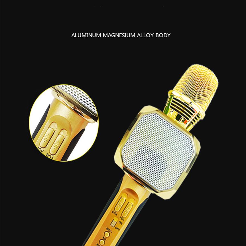 Micro hát karaoke kèm loa bluetooth 3 trong 1 Micro Kèm Loa Bluetooth Karaoke Sd-10, Âm Thanh Sống Động