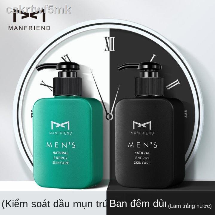 [GIÁ TỐT CHỌN MẪU]﹊✾[Dùng sáng và tối] Sữa rửa mặt cho nam, làm trắng da, trị mụn và đầu đen, kiểm soát dầu, sản phẩm dư