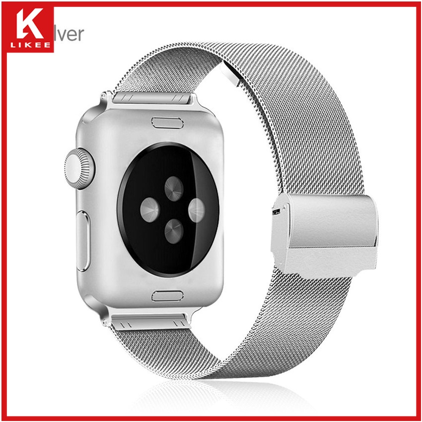 Dây Đeo Bằng Thép Không Gỉ Sang Trọng Cho Đồng Hồ Thông Minh Apple Watch Series 7 6 SE 5 4 3 2 1 45mm 41mm 42mm 38mm 40mm 44mm