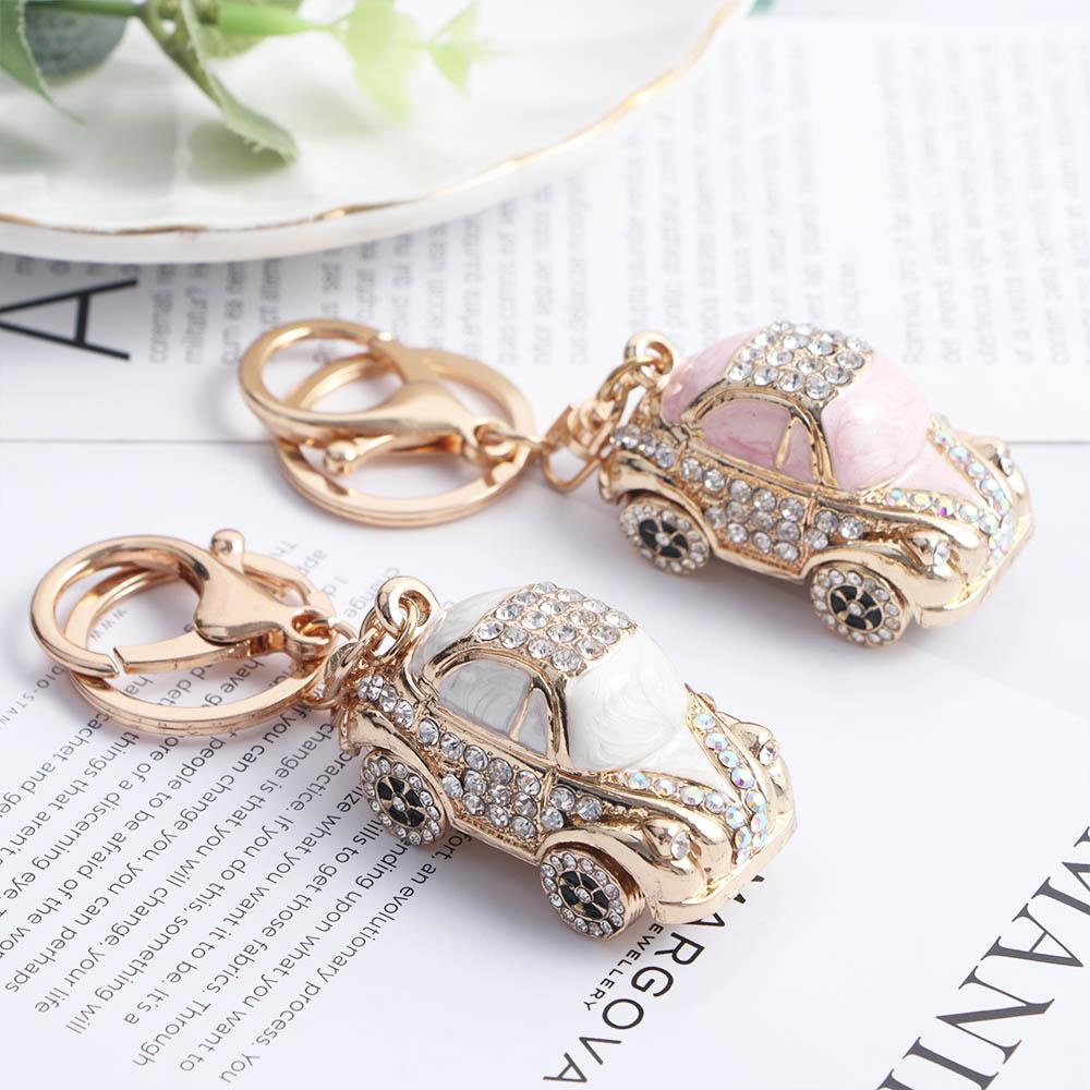 LANFY Móc Khóa Dây Thừng Kim Loại Chất Lượng Cao Hình Bọ Cánh Cứng Trang Trí Túi Xách / Xe Hơi