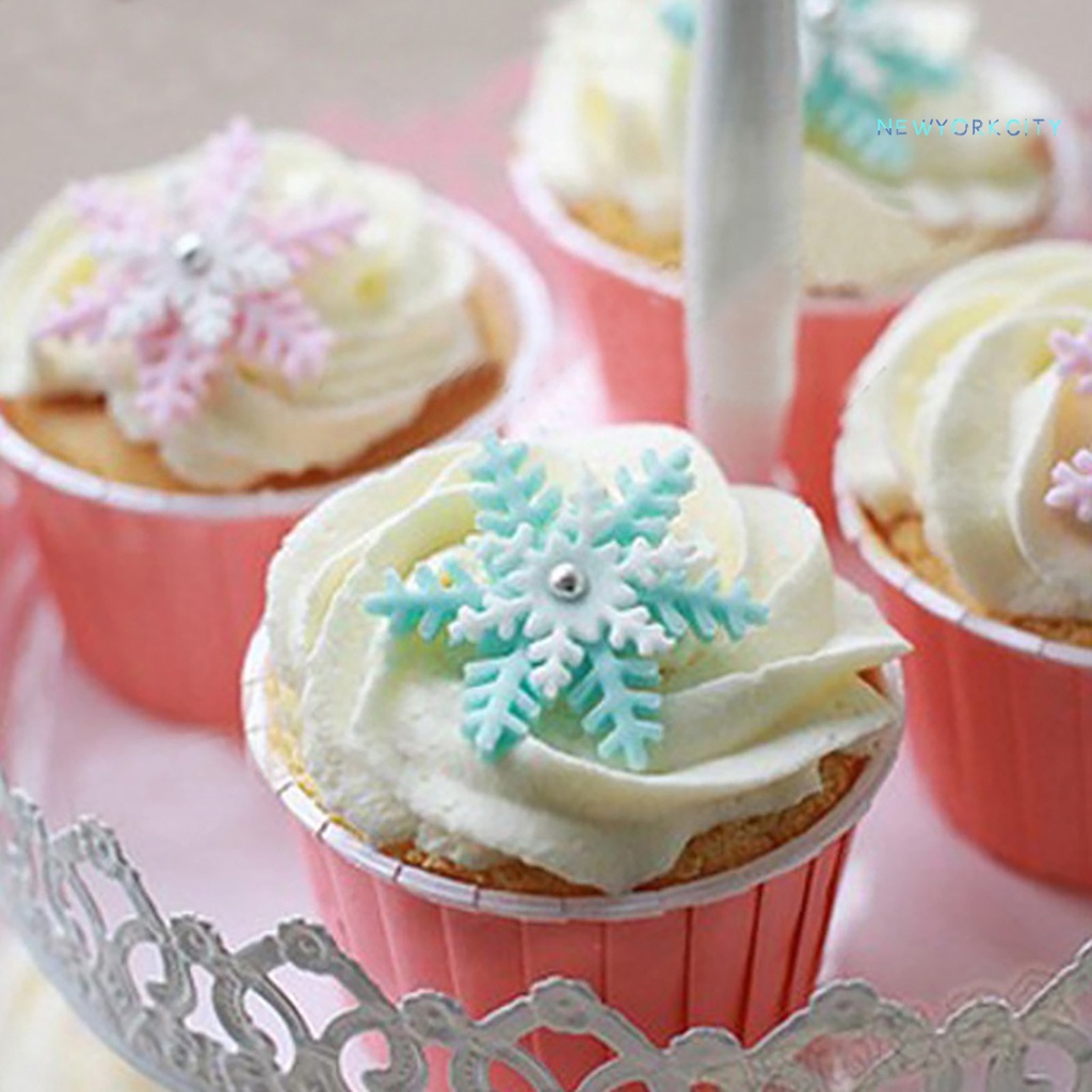 Khuôn Làm Bánh Quy / Sô Cô La Hình Hoa Tuyết Giáng Sinh Bằng Thép Không Gỉ