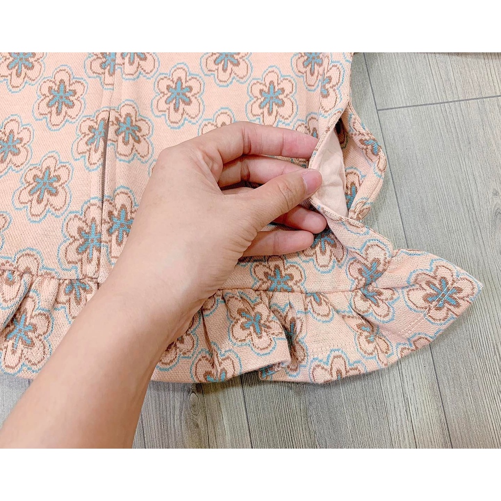 Bộ thu đông bé gái xuất Hàn mũ phù thủy