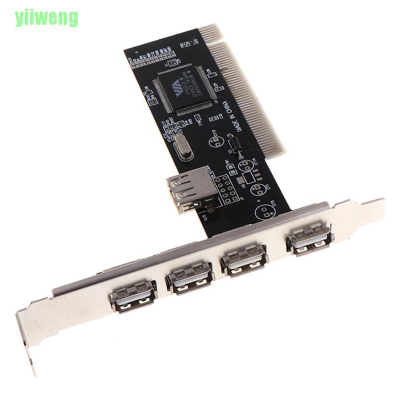 Card Chuyển Đổi Pci 4 Cổng Usb 2.0 480mbps | BigBuy360 - bigbuy360.vn