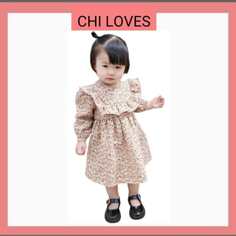 Váy bé gái 1 2 3 4 5 6 7 8 tuổi Chi Loves, Váy cho bé gái hàng thiết kế cao cấp V54