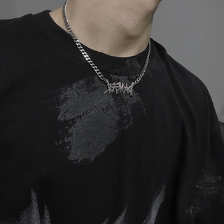 Dây Chuyền Mặt Chữ Phong Cách Hip Hop Cá Tính
