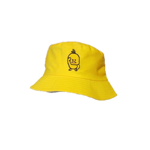 Mũ con vịt 2 mặt ( 1 mặt vàng và 1 mặt trắng)
