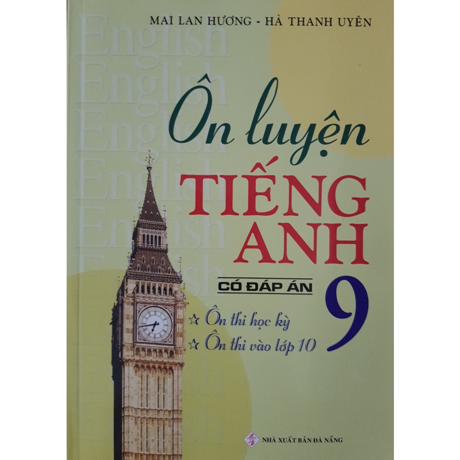Sách - Ôn luyện Tiếng Anh 9  - Có đáp án