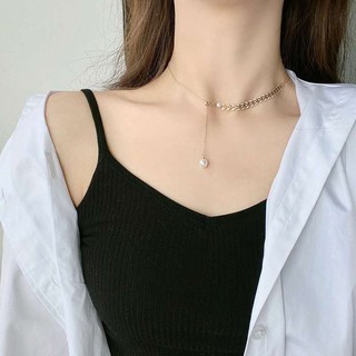 Dây chuyền hình lúa mì vàng không đối xứng