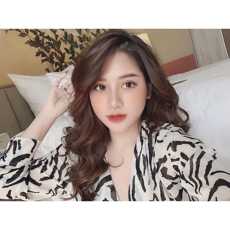 [Mã Freeship 0đ-FASHIONHOT19 giảm 10k đơn 0đ] Áo sơ mi lụa loang cổ đổ | BigBuy360 - bigbuy360.vn