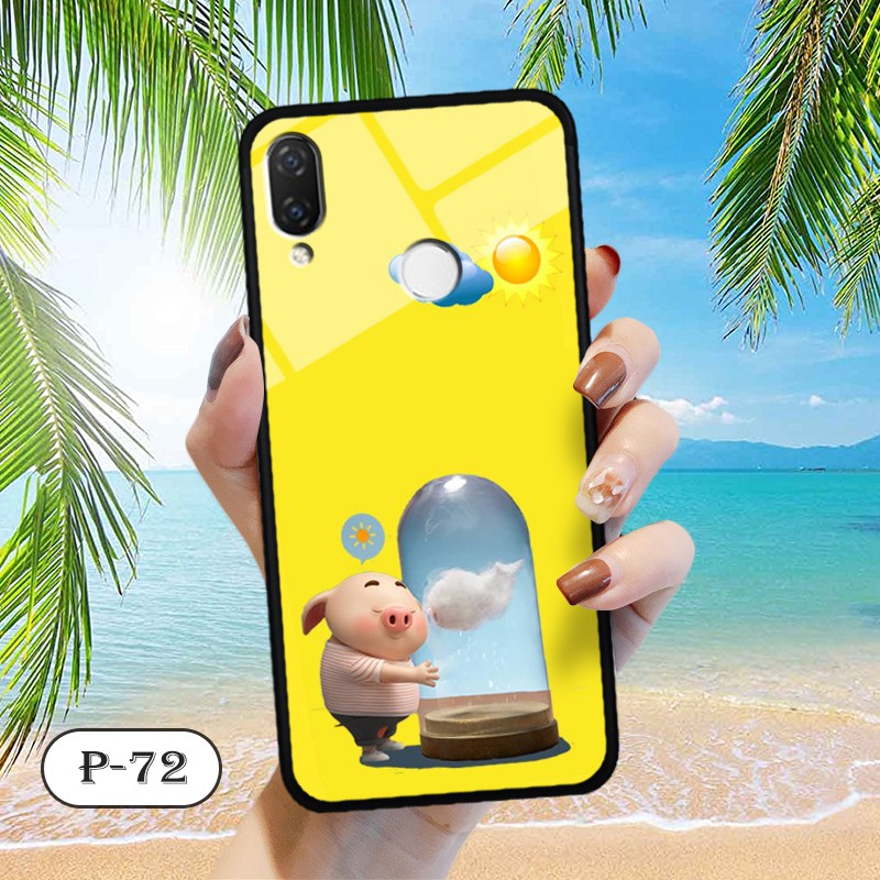 Ốp lưng kính 3D Huawei P20 Lite- hình cute