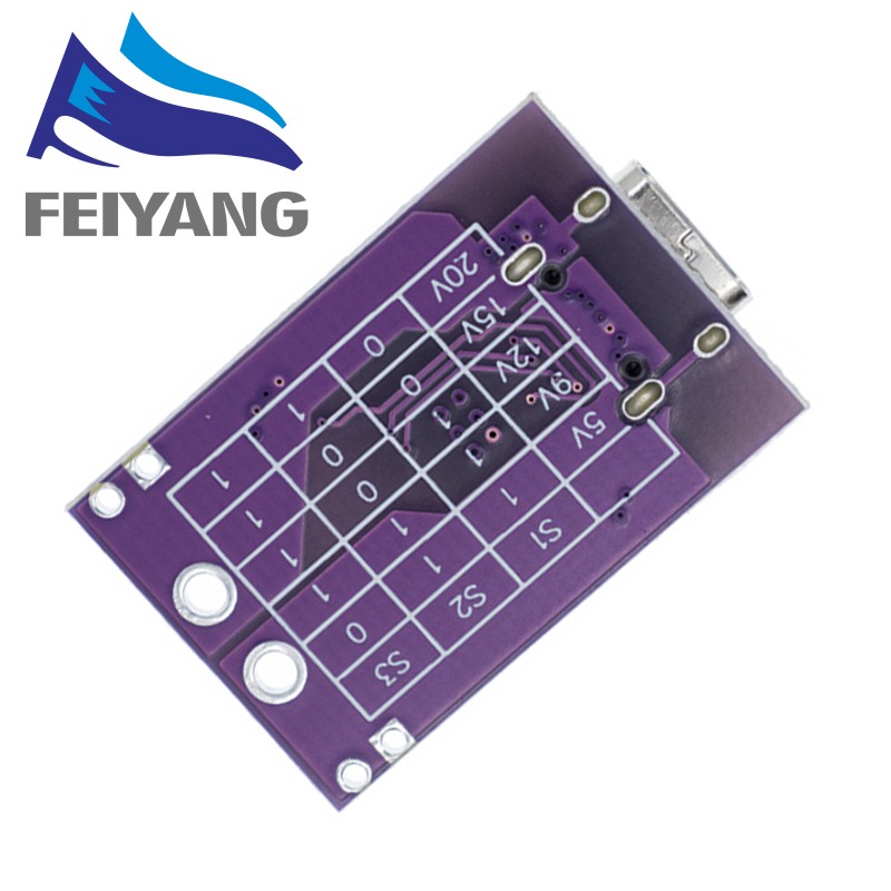 Mô Đun Sạc Nhanh USB-C QC AFC PD2.0 PD3.0 Sang DC Cho Máy Tính Xách Tay