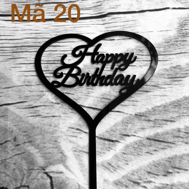 Combo 10 Cổng Cắm Mica Trang Trí Bánh Kem