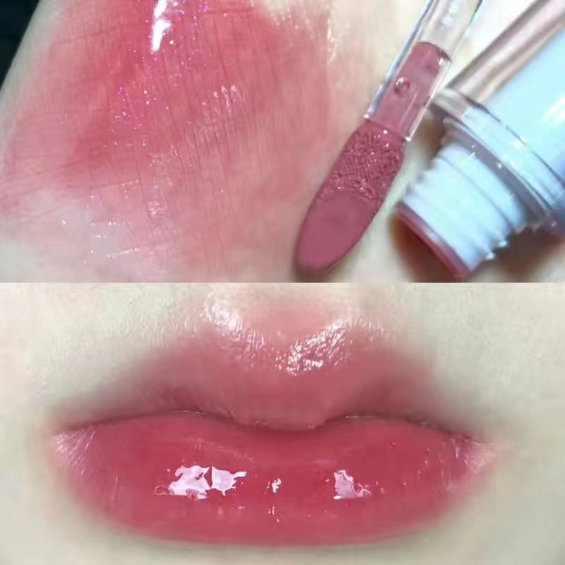 Son Bóng OULESONG Chống Thấm Nước Lâu Trôi Thiết Kế Vỏ Hình Ly Trà Độc Đáo