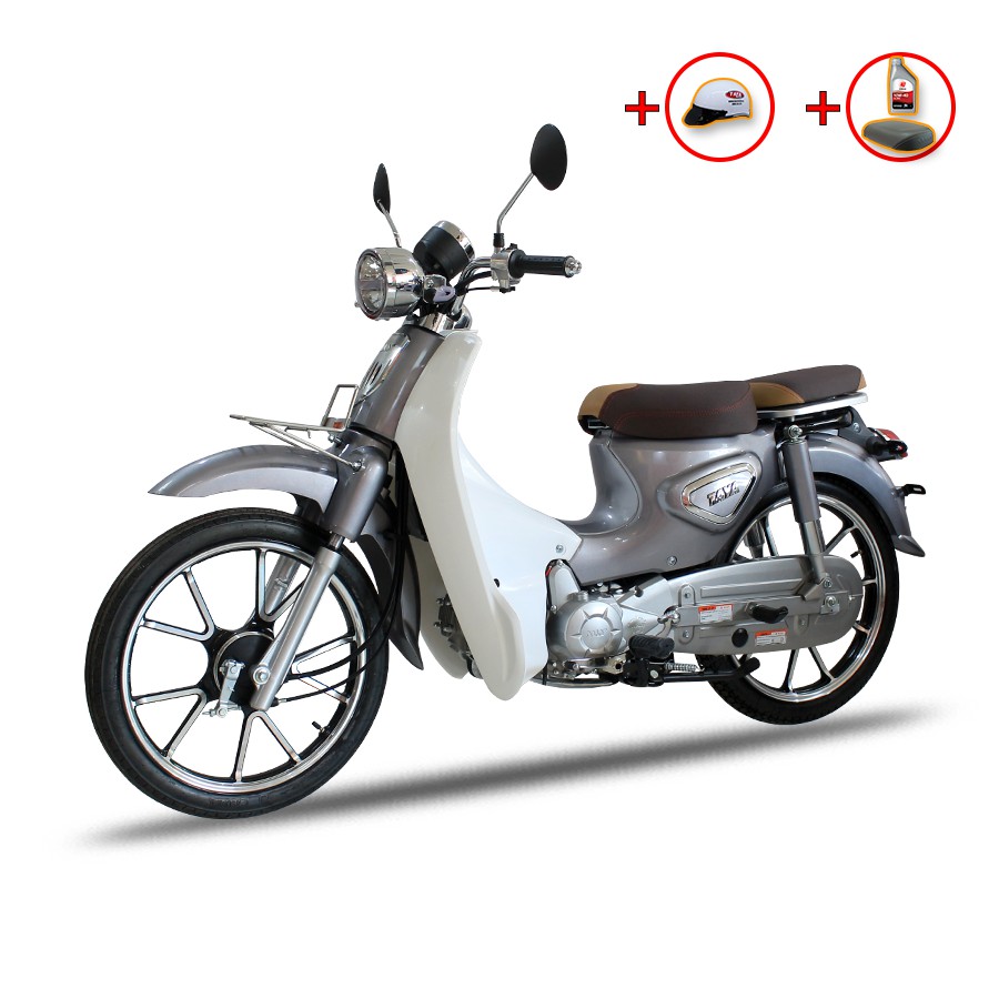 Xe máy CUB 81 TAYA PRO ( màu xám )