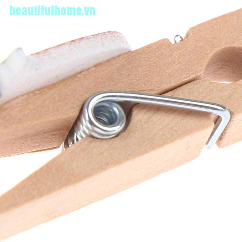 Set 10 Kẹp Gỗ Hình Cây Dễ Thương | BigBuy360 - bigbuy360.vn