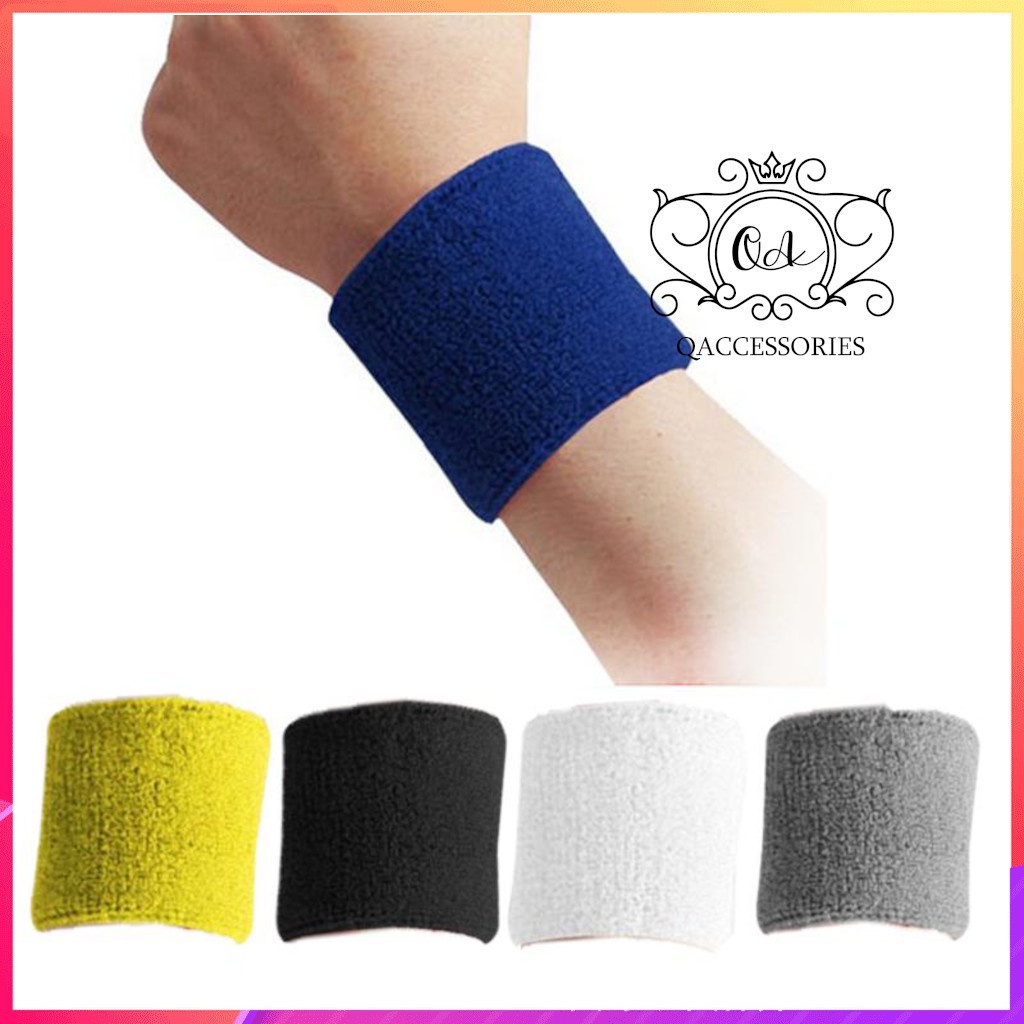 Băng cổ tay thể thao nam nữ đeo bảo vệ vận động mồ hôi gym yoga KPOP Hàn Quốc UNISEX Wristband QACCESSORIES HA220101