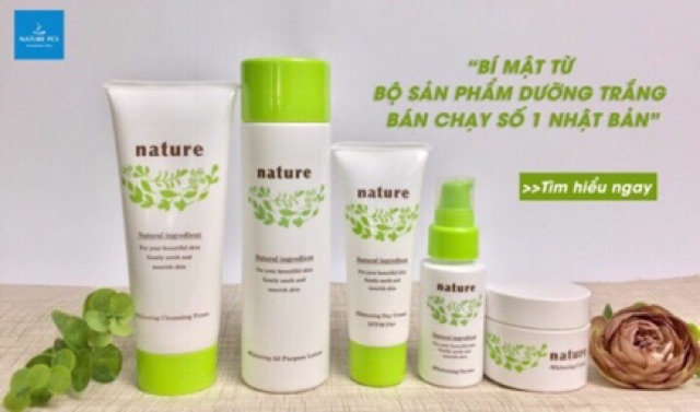 Kem dưỡng làm trắng da ban đêm Nhật Bản Naris Nature Whitening Cream