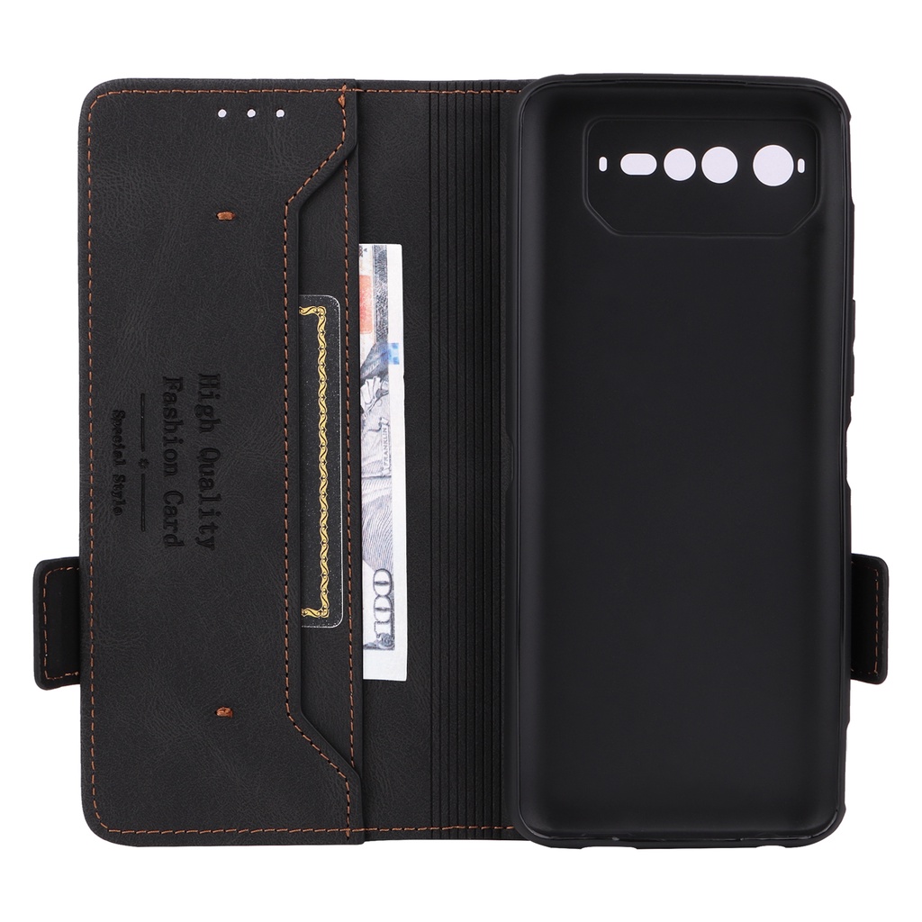 Ốp Lưng Điện Thoại Dạng Ví Da Lật Dành Cho Asus ROG Phone 6 Pro Asus ROG Phone 6 Pro ROG6