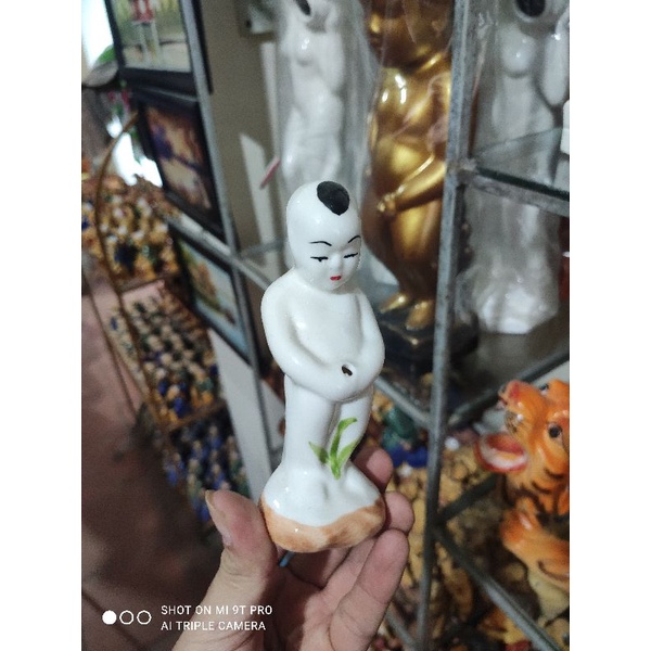 Cậu Bé Tè cao 16cm  Trang Trí Hòn Non Bộ; Tháp Nước
