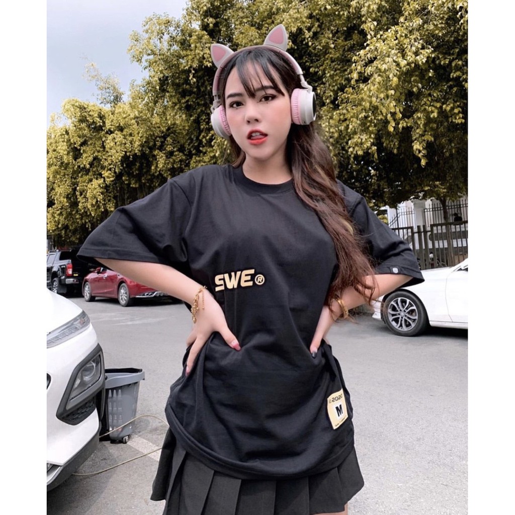 Áo Thun Nam Nữ Local Brand Swe Mozzie Tay Lỡ Oversize Unisex Full Mạc | BigBuy360 - bigbuy360.vn