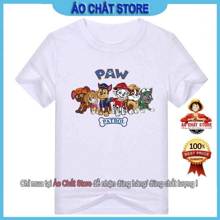 Áo thun chó cứu hộ | Paw Patrol bé trai | Áo Chất Store PA02