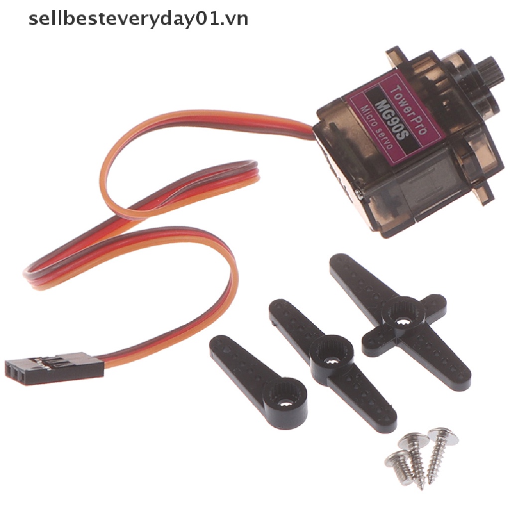 / / 1 Bộ MG90S 360° Động Cơ Servo Micro 4.8V Cho Máy Bay Điều Khiển Từ Xa