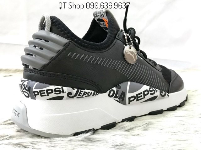 (HOT) - Giày Puma x Pepsi RS-0 Black nam/nữ- có sẵn