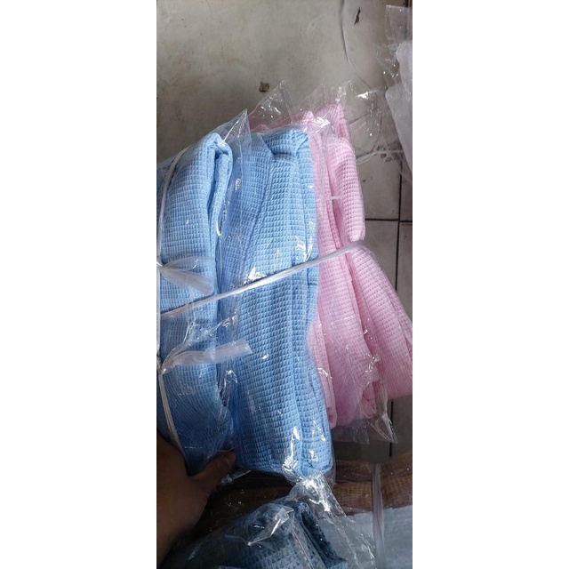 ÁO CHOÀNG TẮM SPA, ÁO CHOÀNG KHÁCH SẠN CAO CẤP - VẢI COTTON TỔ ONG SIÊU THOÁNG