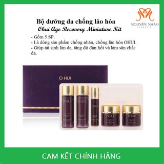Bộ dưỡng da chống lão hóa Ohui Age Recovery Miniature Kit (5 SP)