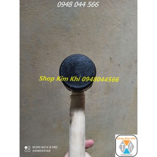 Búa cao su cán gỗ