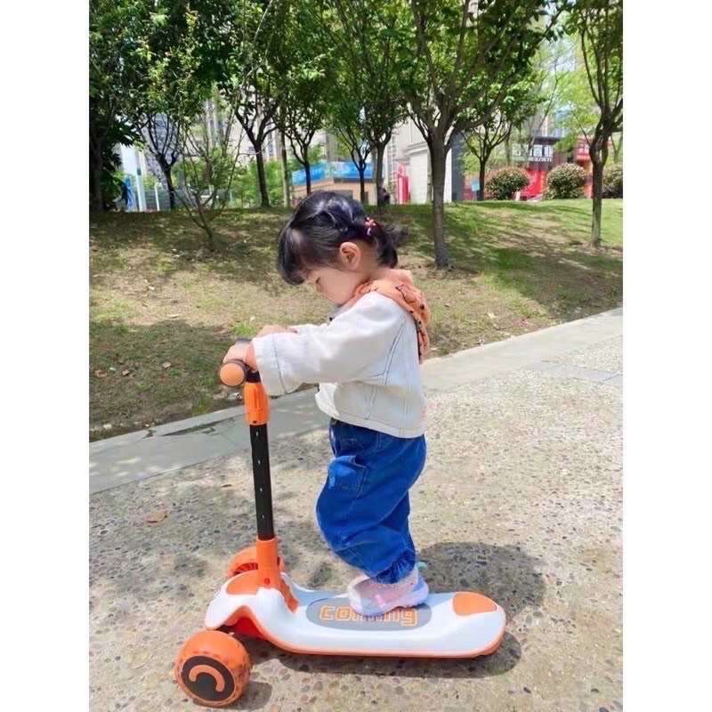 Xe Trượt Scooter Cao Cấp, Xe Chòi Chân Cho Bé 3 In 1 - Giúp Bé Vận Động Thoả Thích🌸FREESHIP🌸 ko