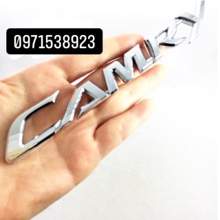 logo chữ nổi TOYOTA CAMRY dán đuôi xe