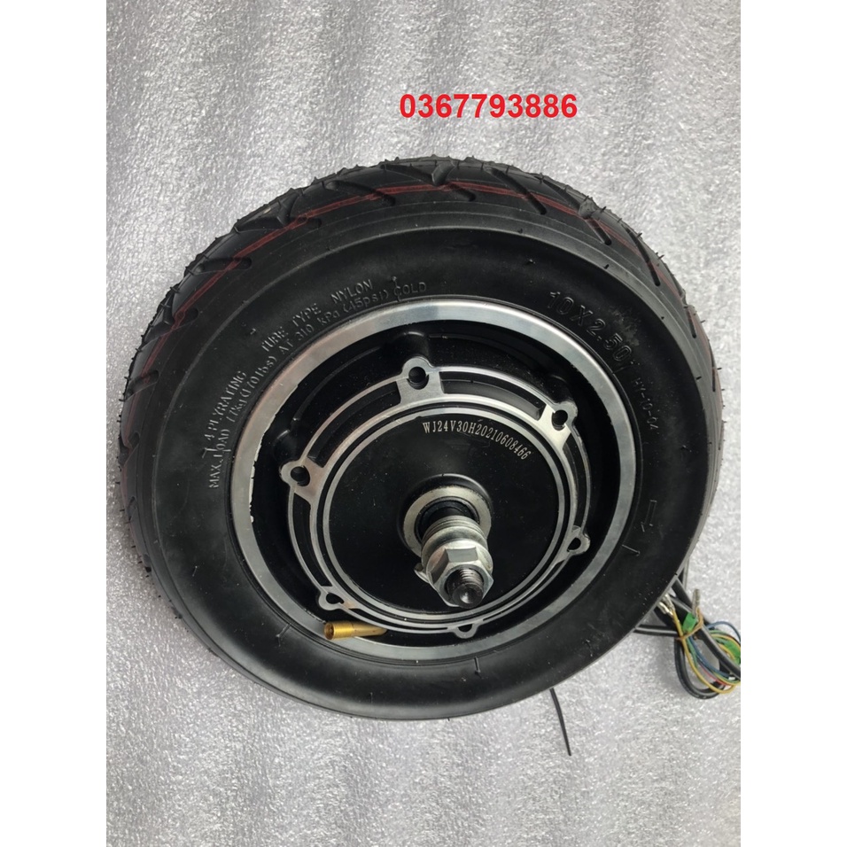 ĐỘNG CƠ 10INCH PHANH ĐĨA 24V /36V CHẾ XE SCOOTER ĐIỆN, XE CHỞ HÀNG,XE XUỒNG TRẺ EM.....