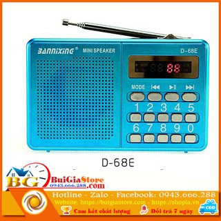 ĐÀI FM NGHE NHẠC USB BANNIXING D-69E